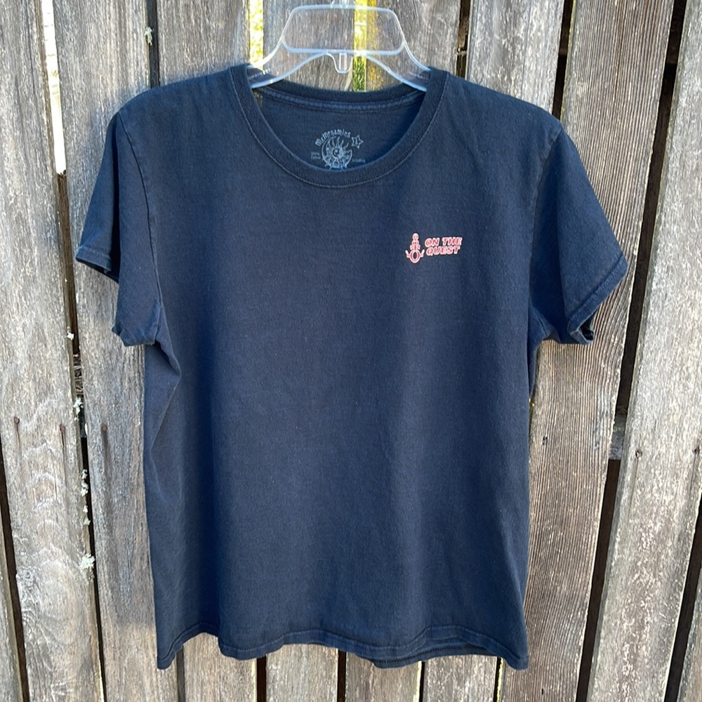 McMenamins T-shirt Large Ladies Roseburg Oregon Black Brewery Bar Beer Travel